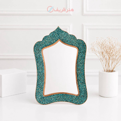ست آینه و لاله فیروزه کوبی پرنسا ۵۰ و ۴۲ سانتی