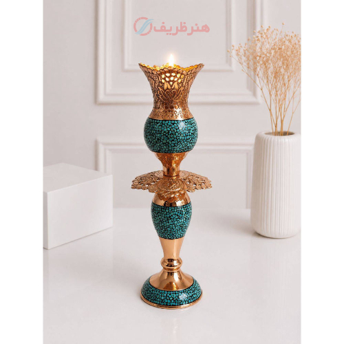 ست آینه و لاله فیروزه کوبی پرنسا ۵۰ و ۴۲ سانتی
