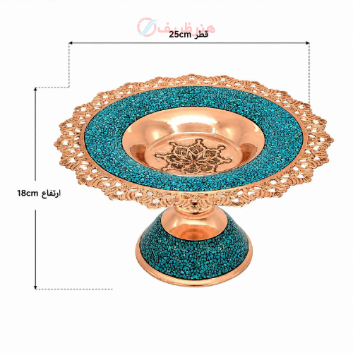 سرویس پذیرایی فیروزه کوبی پرنسا شش پارچه ۱۵ تا ۳۵ سانتی
