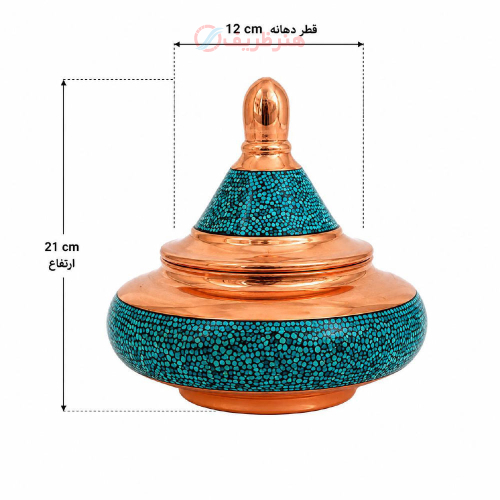 سرویس پذیرایی فیروزه کوبی پرنسا شش پارچه ۱۵ تا ۳۵ سانتی