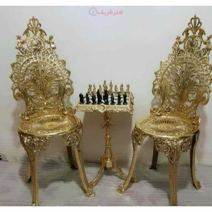 میز و صندلی شطرنج با استحکام بالا و کیفیت عالی، بسیار خوش ساخت و کاربردی - هنرظریف