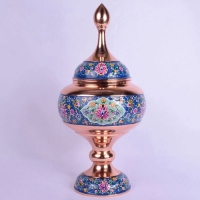 خرید، قیمت و مشخصات شکلات خوری 35 مس و پرداز با روکش پلی استر و سنگین وزن | هنرظریف