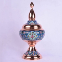 خرید، قیمت ومشخصات شکلات خوری سه تیکه 40 مس و پرداز، سنگین وزن با روکش پلی استر برای ثبات رنگ | هنرظریف