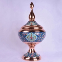 خرید، قیمت و مشخصات شکلات خوری سه تیکه 60 مس و پرداز با کیفیت عالی و ثبات رنگ | هنرظریف