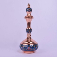 خرید، قیمت و مشخصات تُنگ شلغمی 30 مس و پرداز، با ورق مس ضخیم و روکش پلی استر درجه 1 | هنرظریف