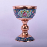 خرید، قیمت و مشخصات سنگاب 20 مس و پرداز با تلفیق هنر و مس به همراه روکش پلی استر | هنرظریف