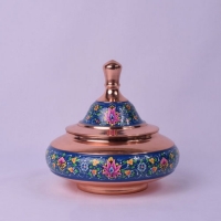 خرید، قیمت و مشخصات بشقاب پرنده مسی بزرگ مس و پرداز با روکش پلی استر و رنگ ماندگار | هنرظریف