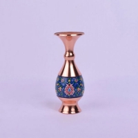 خرید، قیمت و مشخصات گلدان صراحی 16 مس و پرداز، با تلفیق هنر و مس و با کیفیتی بسیار بالا | هنرظریف