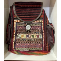 کیف کوله بزرگ تمام گلیمی دستباف