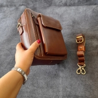 خرید و قیمت کیف دوشی مردانه چرم طبیعی - هنرظریف