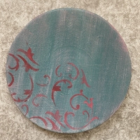 خرید و قیمت بشقاب دیواری سفالی 25 سانتی (تک سایز) - هنرظریف