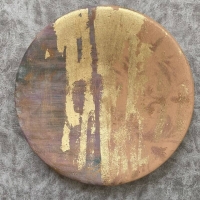 خرید بشقاب دیوارکوب سفالی دست ساز 20 سانتی زیر قیمت بازار - هنرظریف