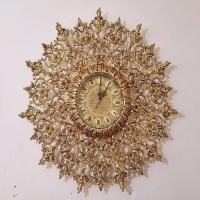 مشخصات، قیمت و خرید ساعت دیواری جنس آلیاژ آلومینیوم با آبکاری برنز، زیر قیمت بازار | هنرظریف