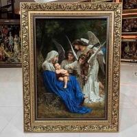 خرید تابلو فرش دستبافت، تابلو فرش دستبافت، گل گلدان چله ابریشم پر از ابریشم 50 رج، زیر قیمت بازار | هنرظریف