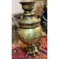 خرید آنلاین، سماور 4 لیتری توپی ساده، با ورق ضخیم و باکیفیت، رنگ ثابت | هنرظریف