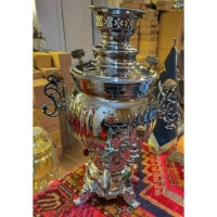 خرید آنلاین، سماور گازی 6 لیتری برنجی با کیفیت عالی و بسیار زیبا و ماندگار | هنرظریف