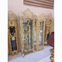 خرید، قیمت و مشخصات بوفه ایستاده تاجدار با کیفیت عالی رنگ ثابت و ضخامت بالا و ماندگار و روکش برنز | هنر ظریف