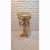 خرید، قیمت و مشخصات میوه خوری کنارسالنی، 3 ملائکه، دوبل، با آبکاری برنز، زیر قیمت بازار - هنرظریف