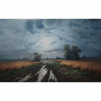 خرید آنلاین، تابلو نقاشی دشت بسیار زیبا، باکیفیت بالا و درجه یک، جنس تابلو بسیار باکیفیت | هنرظریف