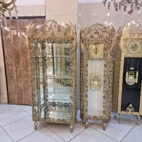 خرید، قیمت و مشخصات بوفه و ساعت برنزی طرح جدید مدل گل سرخ با کیفیت درجه یک، زیر قیمت بازار | هنرظریف