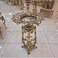 خرید، قیمت و مشخصات میوه خوری برنز 4 پایه ملائکه، با کیفیت عالی و درجه یک و رنگ ثابت | هنرظریف