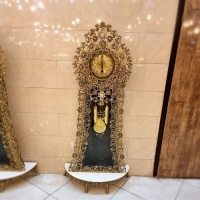 خرید، قیمت و مشخصات ساعت ایستاده کنسول دار برنزی، بهترین انتخاب برای شما، زیر قیمت بازار | هنرظریف