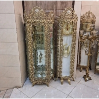 خرید، قیمت و مشخصات بوفه و ساعت طرح گل سرخ آلومیینیومی، بسیار شیک و نفیس زیر قیمت بازار - هنرظریف