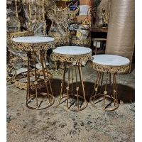 خرید، قیمت و مشخصات عسلی سه تیکه رویه هایگلاس وکیوم شده، با ضمانت و ماندگاری بالا - هنرظریف