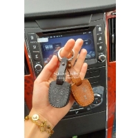 خرید، قیمت و مشخصات کاور ریموت دستدوز و دستساز با چرم طبیعی و رنگبندی زیبا و دوخت با کیفیت - هنرظریف