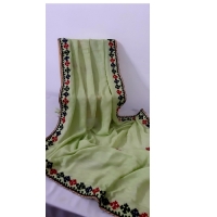 خرید، قیمت و مشخصات شال سوز دوزی مدل چهار پر با پارچه نخی با کیفیت کد 013 به قیمت تولیدی - هنرظریف