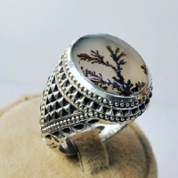 خرید، قیمت و مشخصات انگشتر شجر تک درخت کلکسیونی رکاب فنی تخصصی فدیوم طراحی بسیار خاص و چشمگیر - هنرظریف