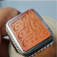 خرید، قیمت و مشخصات انگشتر حکاکی شده، رکاب فنی تخصصی دستساز فدیوم اثر استاد نقره سازان بسیار تماشایی - هنرظریف