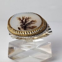 خرید، قیمت و مشخصات انگشتر شجر تک درخت کلکسیونی رکاب فنی تخصصی طلا و نقره سرچنگ طلا اثر استاد دانیال - هنرظریف