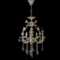 خرید، قیمت و مشخصات لوستر فانوسی 3 شعله جنس برنزی و رنگ سفید فرانسه کیفیت ساخت درجه یک - هنرظریف