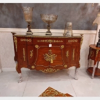 خرید، قیمت و مشخصات کنسول معرق کاری، جنس بدنه مازول و چوب روس، رنگ بندی متنوع دارای ضمانت - هنرظریف