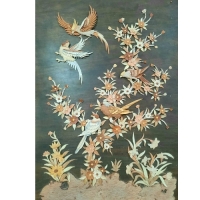 خرید، قیمت و مشخصات تابلو معرق چوب تابلو معرق چوب سیمرغ، طراحی فوق العاده کار شده با ضمانت و کیفیت درجه یک - هنرظریف