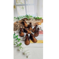 خرید، قیمت و مشخصات جاکلیدی چرم طبیعی گاوی طرح کفش طراحی شیک و فانتزی با کیفیت درجه یک - هنرظریف