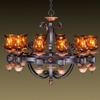 خرید آنلاین، لوستر اسپانیش مدل وایولت کد ۲۶۵۰ توریستی ساحلی، رنگ مشکی، با کیفیت، با قیمت مناسب | هنرظریف