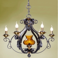 خرید آنلاین، لوستر اسپانیش مدل بلانس کد 2930 توریستی ساحلی، رنگ مشکی با طرحی خاص، زیر قیمت بازار | هنرظریف