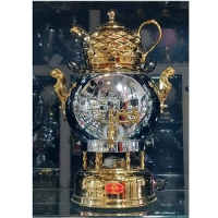 خرید آنلاین،سماور گازی 8 لیتری مدل آینه روکش نقره، بسیار زیبا و ماندگار، به قیمت تولیدی | هنرظریف