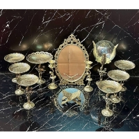 خرید آنلاین، هفت سین زیبای پرنسس از جنس برنز، پر نقش، طراحی بی نظیر، زیر قیمت بازار | هنرظریف