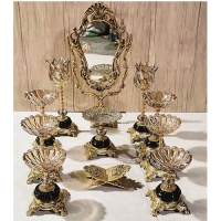 خرید آنلاین، هفت سین طرح قاصدک از جنس برنز با طراحی منحصر به فرد و دلنشین، با قیمت مناسب | هنرظریف