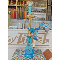 خرید، قیمت و مشخصات قلیان برنجی شمش یک مرتبه، شیشه تراش طرح شیراز با گارانتی 10 ساله ارزان و باکیفیت _ هنرظریف