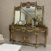 خرید؛ قیمت و مشخصات آینه کنسول چوبی با طراحی خاص و زیبا ارزان و با کیفیت _ هنرظریف