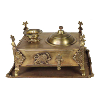 خرید، قیمت و مشخصات منقل سماوری برنجی کاسه زغالی سینی دار، سنگین وزن با بالاترین کیفیت _ هنرظریف