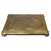 خرید، قیمت و مشخصات سینی برنجی منقل سماوری بزرگ با بالاترین کیفیت _ هنرظریف