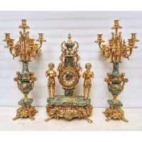 خرید، قیمت و مشخصات ساعت و شمعدان خروسی عروسک بزرگ با بالاترین کیفیت _ هنرظریف