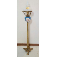 خرید، قیمت و مشخصات کنارسالنی مدل قالپاقی ستون سرامیکی تمام برنج، ارزان و با کیفیت _ هنرظریف