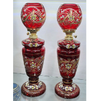 خرید، قیمت و مشخصات چراغ کریم خانی تراش نگینی گل هفت رنگ، ارزان و با کیفیت _ هنرظریف