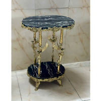 خرید، قیمت و مشخصات میز خاطره برنزی بیضی، طرح چهار فرشته، گل سرخ با ضمانت اصالت برنز _ هنرظریف